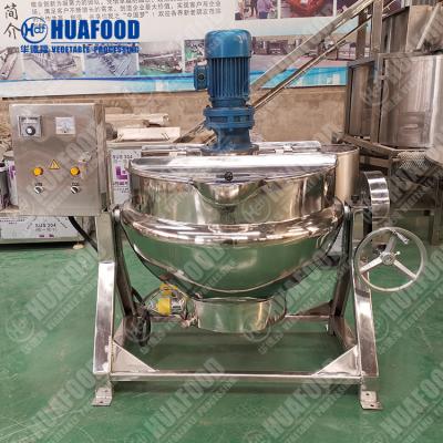 China 600 litre stainless steel electric/ gas steam jacketed cooking kettle with agitator mixer sugar dissolving tank/pot for sale