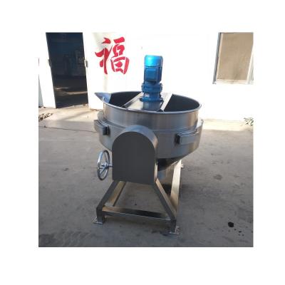 China Electric Stirring Jacketed Kettles Automatic Cook Mixer Machine Juice Chicken Sweeping Jacket Kettle Cooker Curry Popcorn for sale