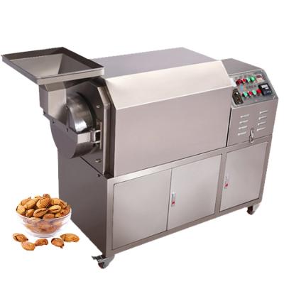 China Gas Batch Small Induction Cereal Roaster Nut Roasting Machine In India for sale