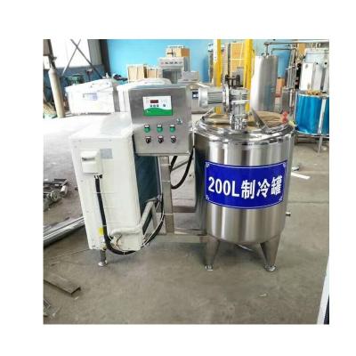 China Turnkey Project Carry Cooling System Glycol Water Tank and chiller for 100L 200L Beer Brewing & fermenting system for sales for sale