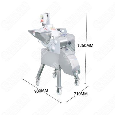 China chicken beef pork cube cutter for commercial frozen meat dice cutting meat dicer machine frozen meat dice machine for sale