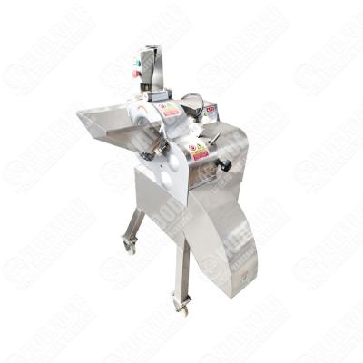 China Fully automatic small electric fruit and vegetable dicing machine mango carrot tomato dicing vegetable cube dicing machine for sale