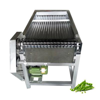 China hot sale green peas leaf separator green beans picker harvester soybean pods picking harvesting machine for sale