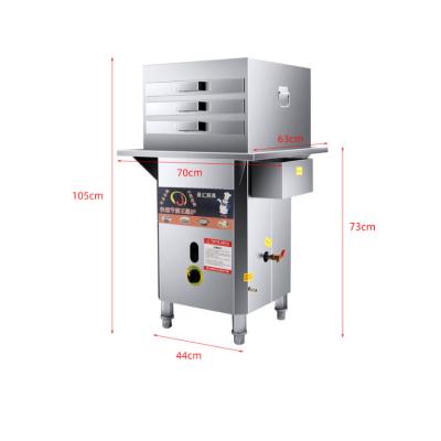 China Cheap Price Commercial Chinese Manual Liangpi Machine Laingpi Steamer Steaming Cold Noodle Machine for sale