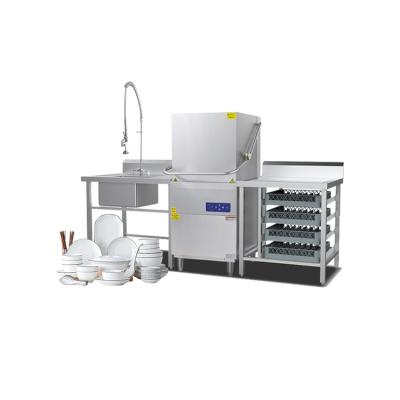 China Intelligent Automatic 8 sets of Sterilization Fruit and Vegetable Disinfection Dishwashing Ultrasonic Dishwasher for sale
