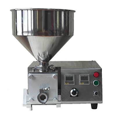 China Two Colors Peanut Butter And Strawberry Jelly Stripes Filling Machine Swirl Ice Cream Filling Machine for sale