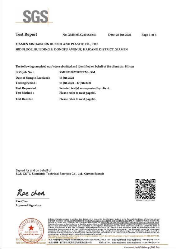 SGS - Xiamen Haitek Technology Co.,Ltd