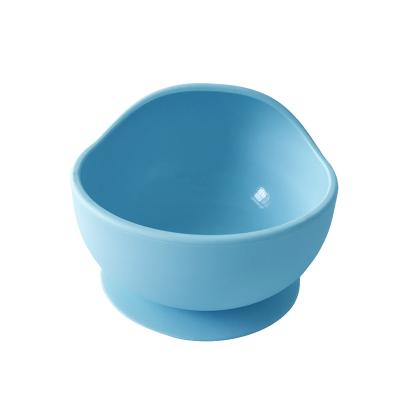China Food Grade Silicone Material Baby Food Tableware Silicon Baby Bowl Spoon Set for sale