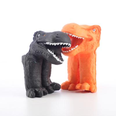 China Flexível amigável de Eco dos dinossauros duráveis macios dos brinquedos da borracha de silicone à venda