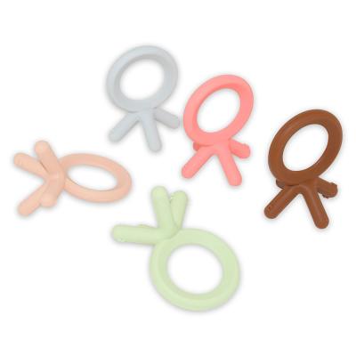 China Nontoxic Flexible Baby Rubber Teether toys wear Resistant Durable for sale