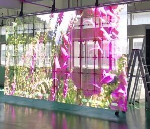 China 500x1000mm Outdoor Transparent LED Screen for sale