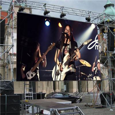 China P2.9 P3.91 P4.81 Waterproof Outdoor Led Video Wall Flexible Rental Advertising LED Scree Activity performance LED screen for sale