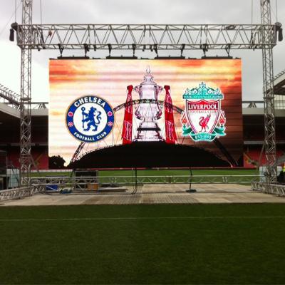 China 10X12Ft Outdoor Rental LED Screen Stage Backdrop LED Display SMD1921 AC220V for sale
