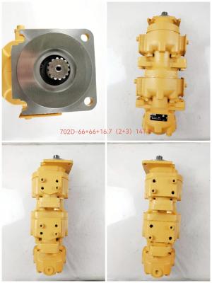 China Parker P16 Iron And Aluminium Gear Pump 702D-66+66+16.7(2+3) 14T R-1 for sale