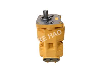 China 07400-30200  Bulldozer Pump / Cast Iron Hydraulic Gear Pumps Silver Color for sale