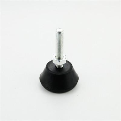 China M10 Screw JY-1209A Black Rubber Foot Cup 50mm Base Diameter for sale