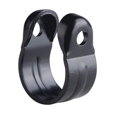 China Black JY-28 Metal Pipe Clips Zinc Plated SPCC Metal Tube Clips for sale