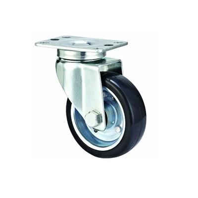 China ESD Rubber 100KG 120KG 3 Inch Swivel Casters With Brake For Office Chairs for sale