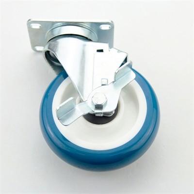 China El echador de la PU de JY rueda el eslabón giratorio resistente los echadores del poliuretano de 3 pulgadas en venta