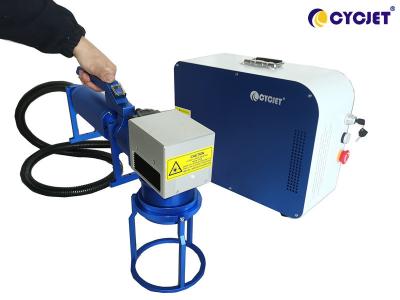 China CYCJET 20W Portable Handheld Fiber Laser Coding and Marking Machine For Metal for sale