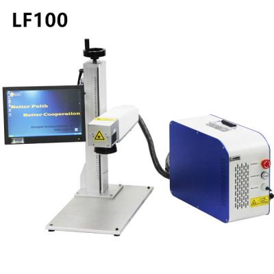 China Kodierungsund Markierungsmaschine Lasers 100W für Edelstahl Logo Printing Machine zu verkaufen