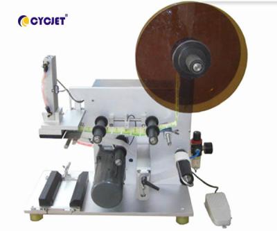 China CYCJET CLB-120A Flat Sticker Labeling Machine Sus304 Cosmetic Labeling Machine for sale