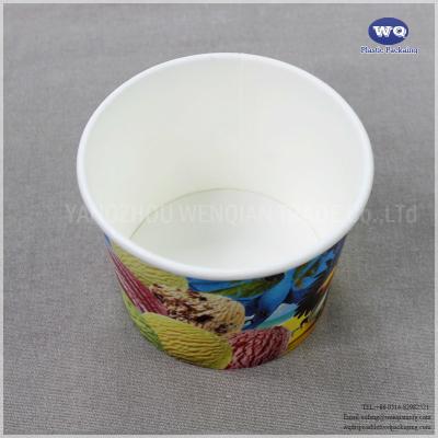 China Customer Printed Disposable 16oz Paper Ice Cream Cup-High quality Paper Cups -Printed Paper Cups-Paper Ice Cream Bowl for sale