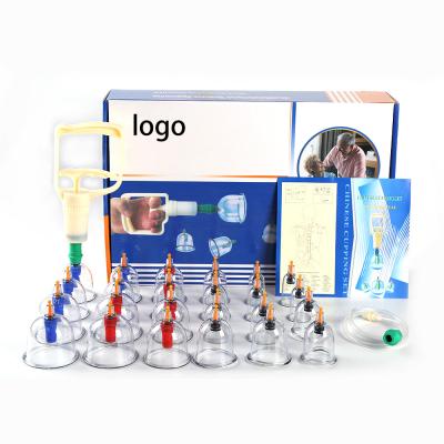 China 6/12/24PCS Plastic Massage Hijama Cupping Set To Relieve Rheumatism for sale