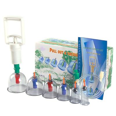 China 12PCS Plastic Hijama Cupping Set For Body Massage for sale
