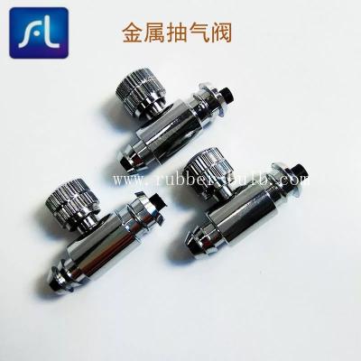 Chine Les valves argentées de Gray Sphygmomanometer Air Flow Control cuivrent la valve de contrôle de flux d'air comprimé en métal à vendre