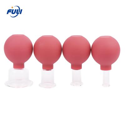 China Hot-Sales Body Healthcare Massage Face Cupping Silicone Cupping Set 4 Cupping Set China Supplier for sale