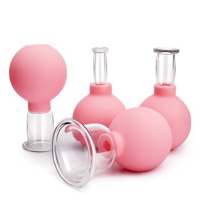 China ４Pcs  Silicone Cupping Therapy Sets Massage Cellulite Cupping Set Silicone Cupping Set Silicone for sale
