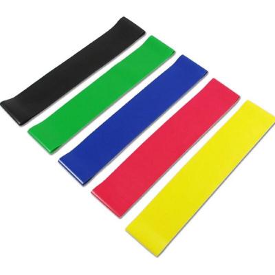 China Home Use Silicone Rubber Resistance Loop Exercise Bands 600*50mm for sale