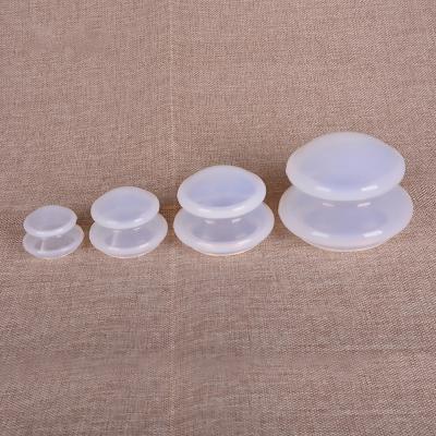 China 4pcs Cupping Therapy Set Silicone Suction Vacuum Cupping Massage Therapy Cups Set Home Use Cupping Kit For Cellulite for sale