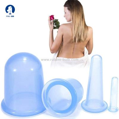 China 4 Pcs Different Size Anti Cellulite Cups - Silicone Cupping Therapy Set  Full Body Vacuum Massage Kit For Professional for sale
