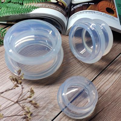 China Set Of 4 Pcs Different Size  Chinese Acupuncture Cupping Silicone Rubber Massage Cellulite Therapy for sale