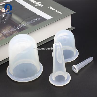 China Natural Plant Herbal Silicone Massager Anti Cellulite Vacuum Cup 4 Pcs for sale