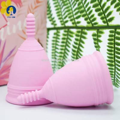 China Menstrual Cup Cleaner Disposable Reusable Silicone Period Cup Women W/Heavy Or Sensitive Flow for sale