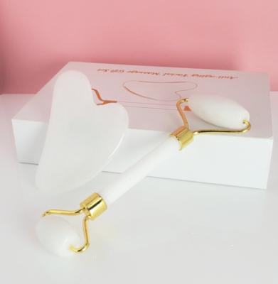 Chine Jade Roller And Gua Sha Kit For Reducing Puffiness, rides, lignes fines à vendre