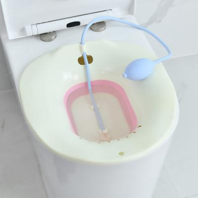 中国 洗面所のビデの女性の私用情報通の洗浄人工物の妊娠した特別なずんぐりとした自由な燻蒸の洗面器の男性の痔 販売のため