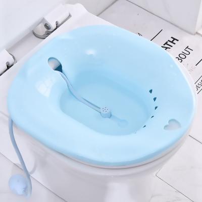 China Foldable Squat Free Sitz Bath, Discreet Over The Seat Sitz Bath to Treat Postpartum Wounds, Hemorrhoids, Perineal Care for sale