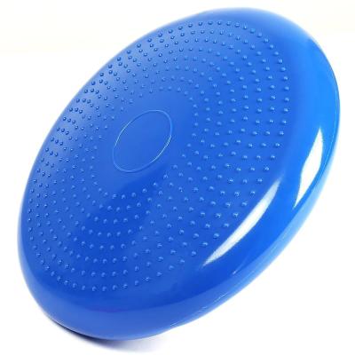 China 33cm Durable Inflatable Yoga Massage Ball Pad Wobble Stability Balance Disc Cushion for sale