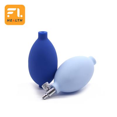 China Dark Blue PVC Air Puffer Bulb Durable Flexible For Hospital Suction Applications for sale