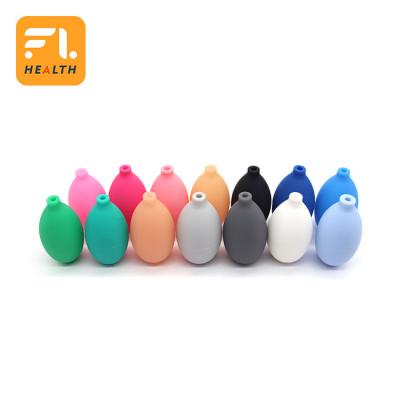 China Soem-Farbegummi-PVC-Luft-aufblasbarer Birnen-Luft-Handpumpe-Luft-Puffer-Ball mit Metallnadel zu verkaufen