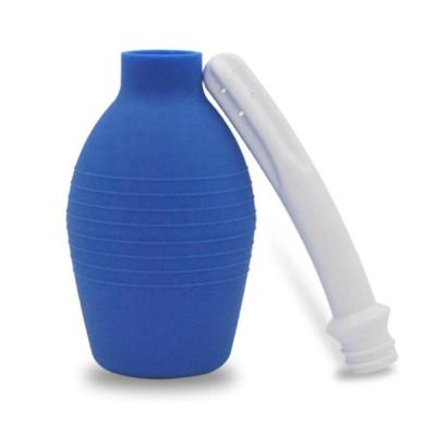 China Pear shaped enema cleaning and flushing adult manual extrusion enema device is safe and hygienic for sale