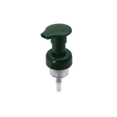 China PET 30/410 Lotion Bottle Green Plastic Pressure Pump for sale