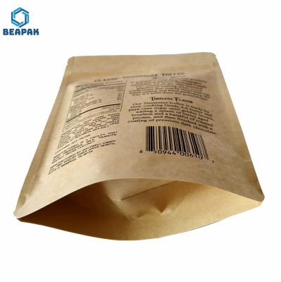 China Zipper 150g 200 Micron Biodegradable Packaging Bags for sale