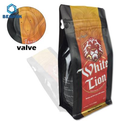 China Heat Seal Printing 750g Aluminum Foil Packaging Coffee Bags for sale