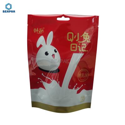 China Recyclable Stand Up Digital Printed Pouches 50 Microns Plastic Snack Bags for sale
