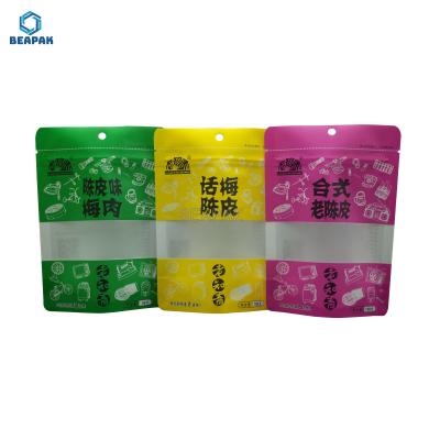 China MOPP Zipper Lock Food Packaging Pouch 120 Microns ISO9001 for sale